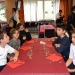   ...nella sala ristorante